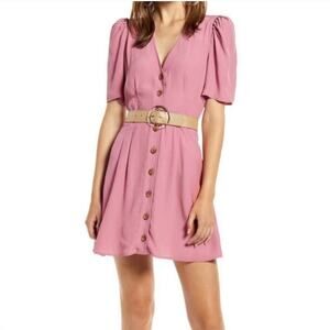 Something Navy Button Down Dress Size XS